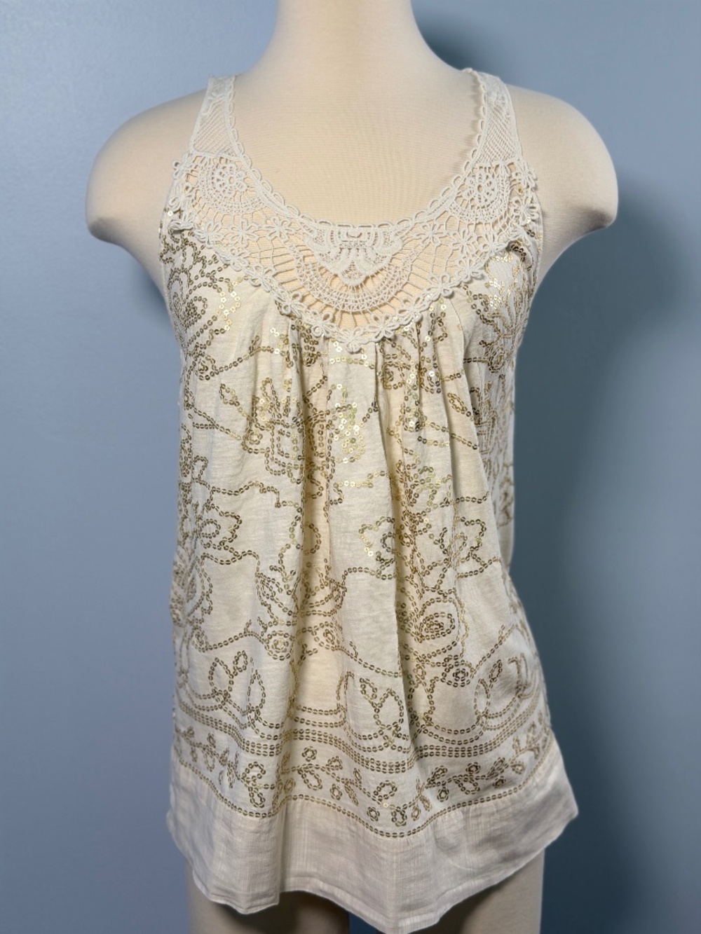Vintage Anthro Bordurette Tank